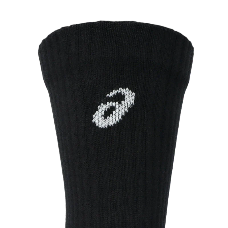 Calcetines Asics Crew Negros (Pack x3) 2026