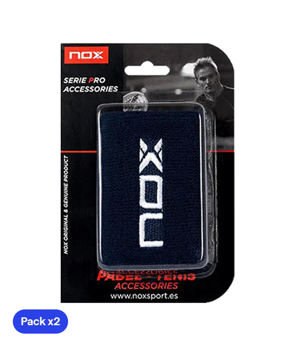 Muñequeras Nox Azul oscuro (Pack x2)