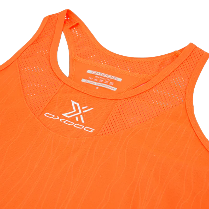 Camiseta Tirantes Oxdog Tiebreak Mujer Naranja 2025