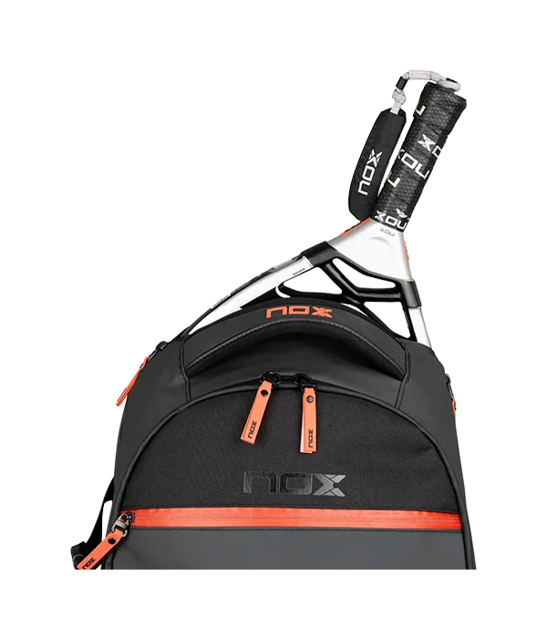 Mochila Nox Luxury Open Series Negro/Rojo