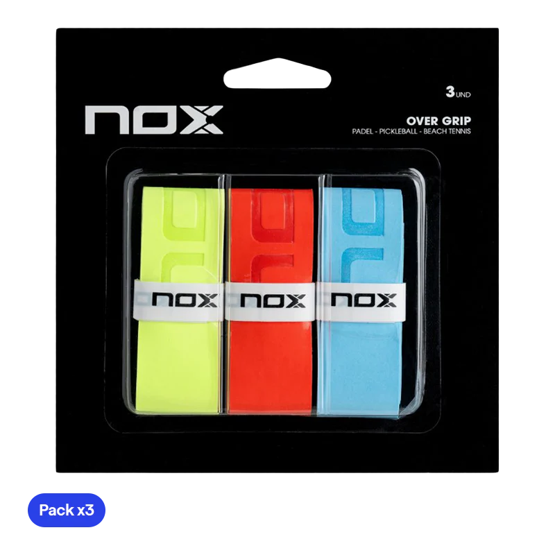 Overgrips NOX Pro Liso 3 Colores (Pack x3)