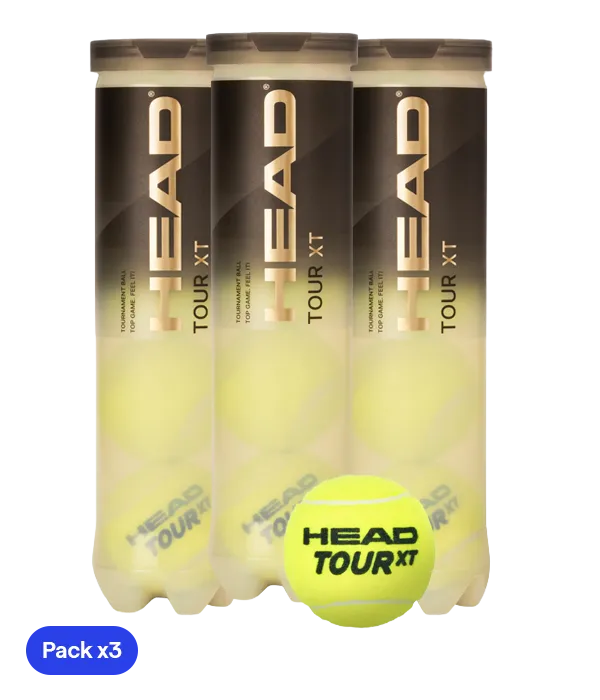 Pelotas Head Tour XT (x4) (Pack x3)