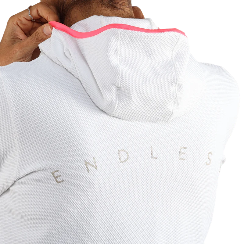 Sudadera Endless Breath Line White Delave 2026