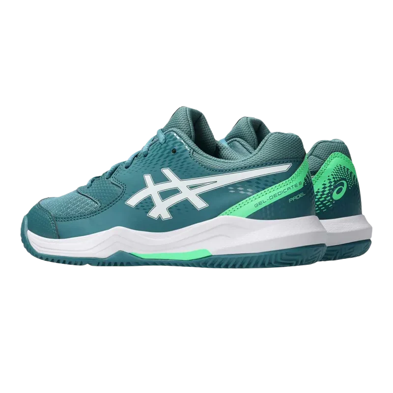 Zapatillas Asics Gel-Dedicate 8 Padel GS Misty Pine/White 2026 Kids