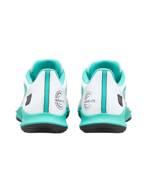Zapatillas Wilson Hurakn Lite White/Turquoise/Black Mujer 2025