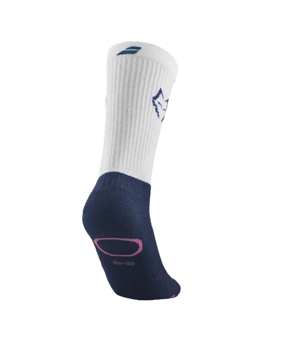 Calcetines Babolat Largos Mid-Calf White/Estate Blue 2025 J. Lebrón
