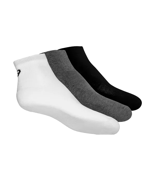 Calcetines Asics Quarter Blanco/Negro/Gris (Pack x3)