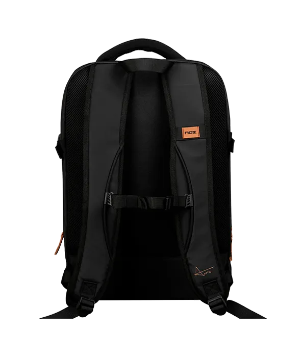 Mochila Nox Luxury Open Series Negro/Marrón