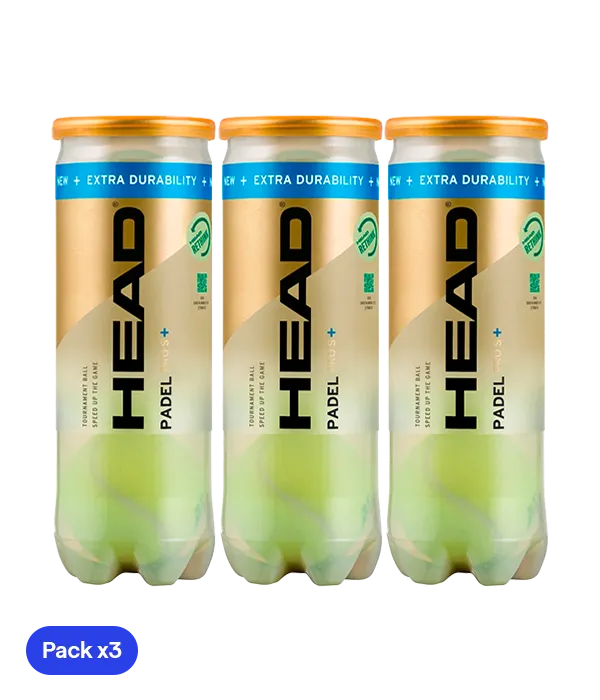 Pelotas Head Padel Pro S + (pack x3)
