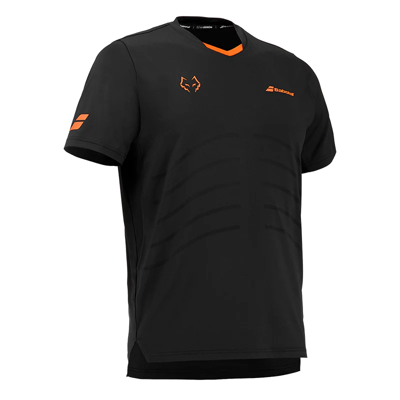 Camiseta Babolat Réplica Black/Black 2026 J. Lebrón