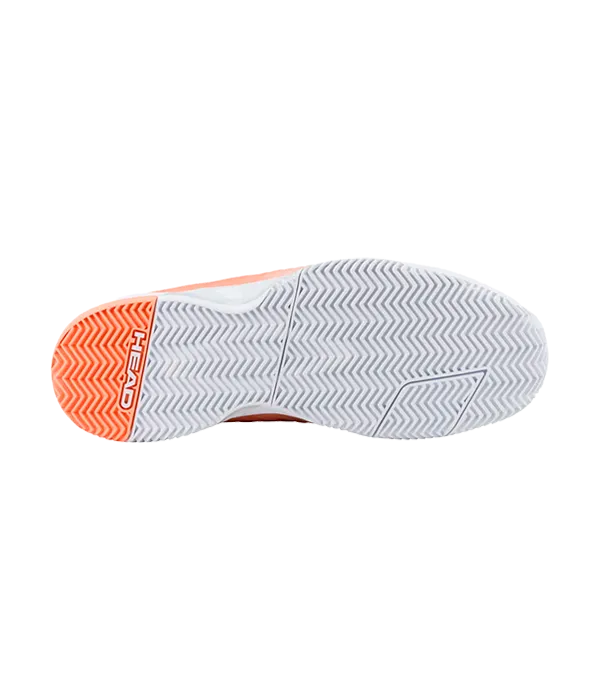 Zapatillas Head Revolt Pro 4.5 Clay Mujer Coral/White 2025