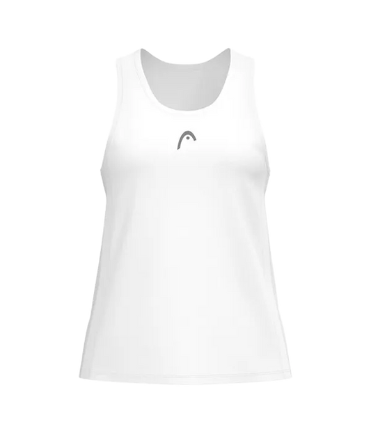 Camiseta Tirantes Head Club 25 Tech Mujer Blanco 2025