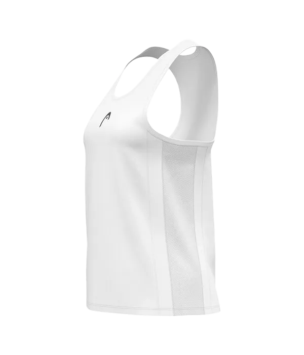 Camiseta Tirantes Head Club 25 Tech Mujer Blanco 2025