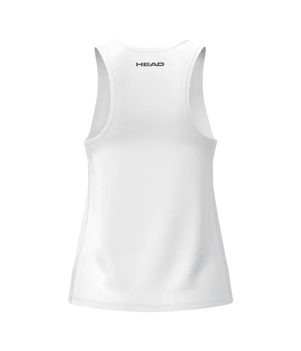 Camiseta Tirantes Head Club 25 Tech Mujer Blanco 2025