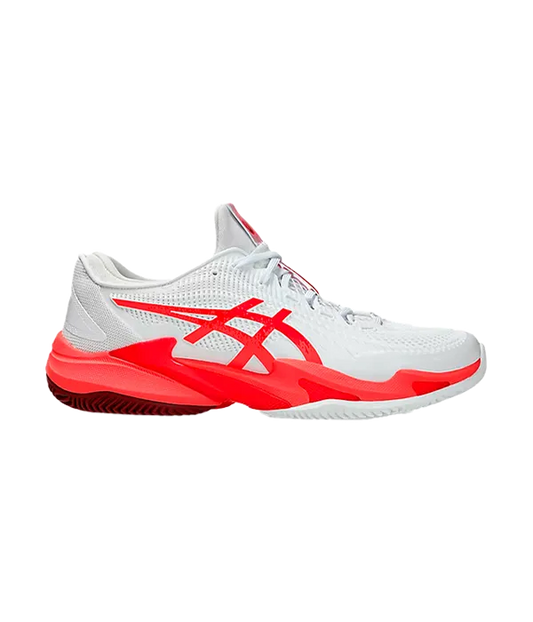 Zapatillas Asics Court FF 3 Novak Clay White/Electric Red 2025