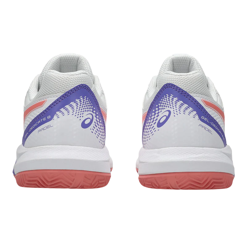 Zapatillas Asics Gel-Dedicate 8 Padel Women White/Guava 2026