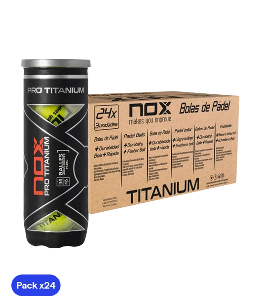 Cajón Pelotas Nox Pro Titanium (Pack x24)