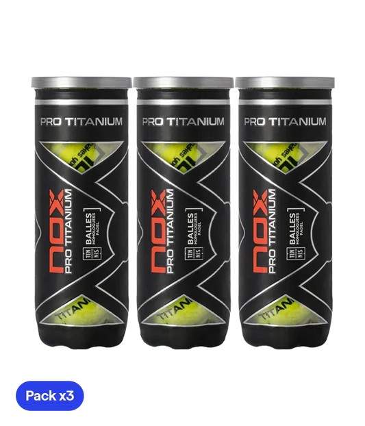 Pelotas Nox Pro Titanium (Pack x3)