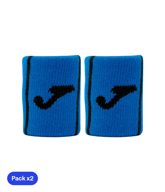 Muñequeras Joma Game Cortas Azul Oscuro (Pack x2)