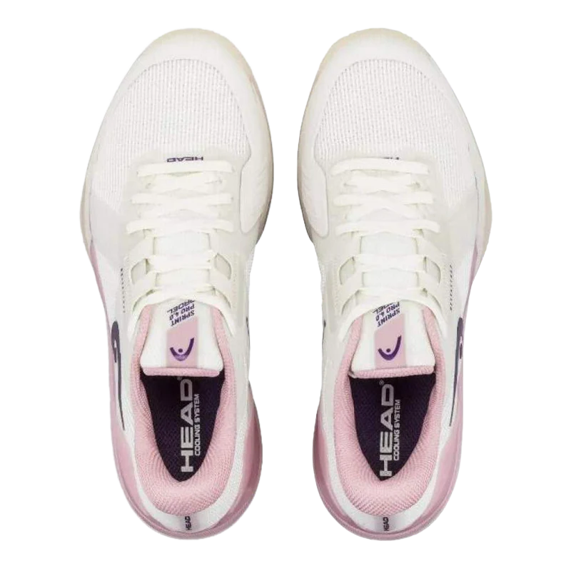 Zapatillas HEAD Sprint Pro 4.0 Padel Chalk White/English Rose Women 2026