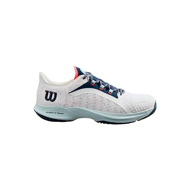 Zapatillas Wilson Hurakn Pro White/Cooling Spray/Navy Blazer