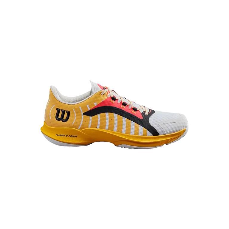 Zapatillas Wilson Hurakn Pro White/OldGold/Fiery