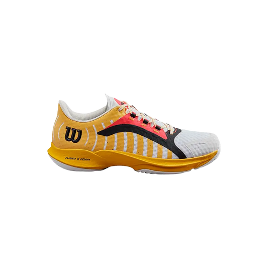 Zapatillas Wilson Hurakn Pro White/OldGold/Fiery