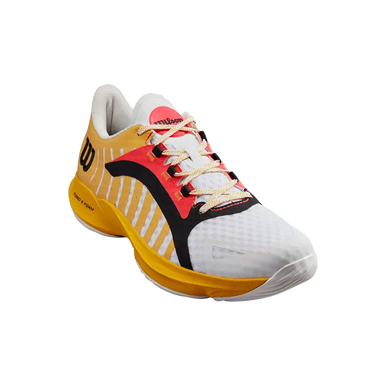 Zapatillas Wilson Hurakn Pro White/OldGold/Fiery