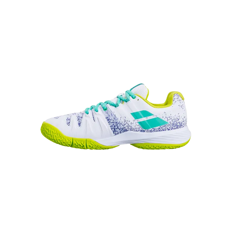 Zapatillas Babolat Sensa Mujer White/Spring Bud