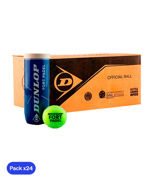 Cajón Pelotas Dunlop Fort Padel (Pack x24)