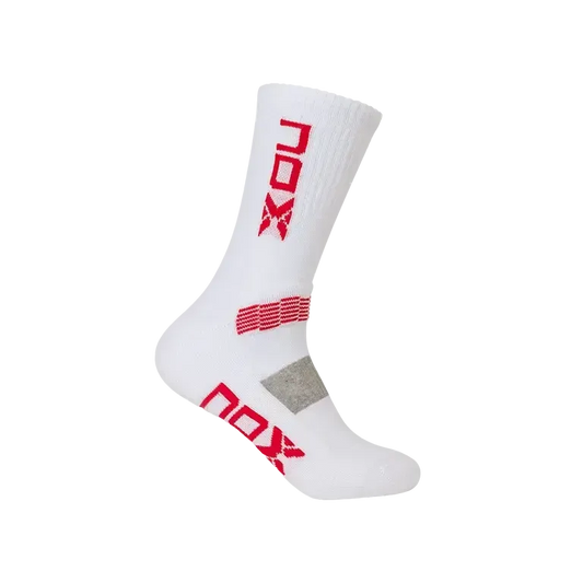 Calcetines Nox Serie Pro Blanco/Rojo