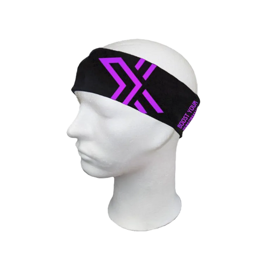 Diadema Oxdog Brillante Negro/Rosa