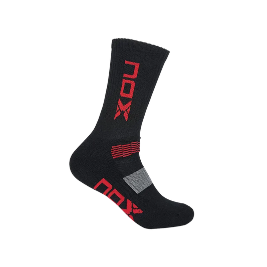 Calcetines Nox Serie Pro Negro/Rojo