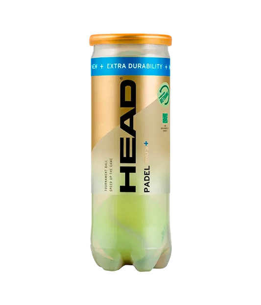 Bote de Pelotas Head Padel Pro S+