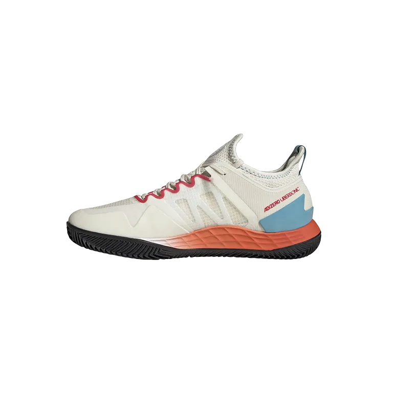 Zapatillas Adidas adizero Ubersonic 4 M Clay Blanco/Naranja