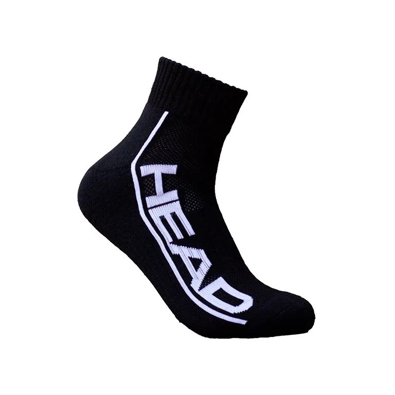 Calcetines Head Performance Quarter Negro (Pack x2)