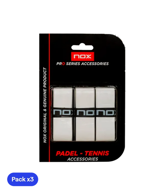 Overgrips Nox Pro Liso Blanco (Pack x3)