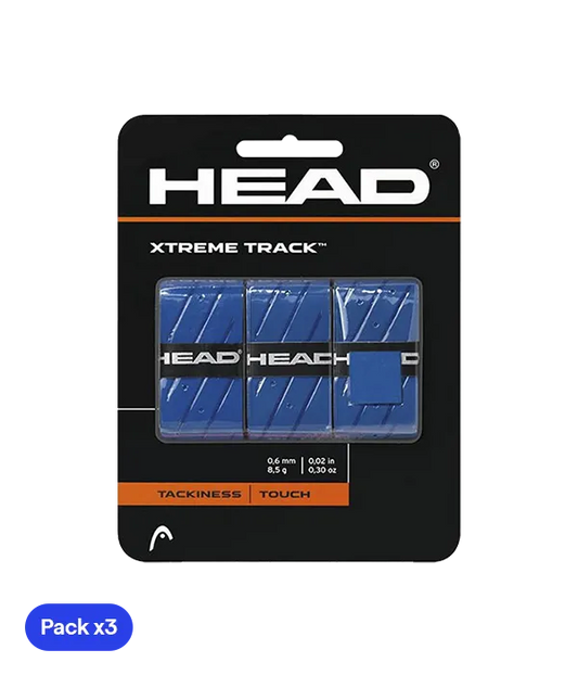 Overgrips Head XtremeTrack Azul (Pack x3)