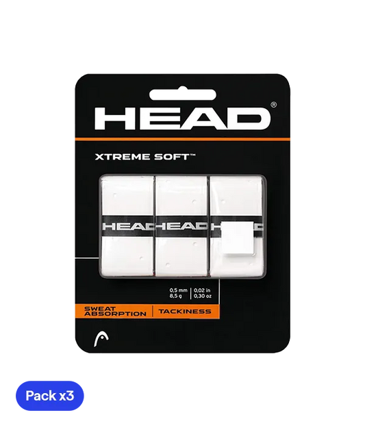 Overgrips Head XtremeSoft Blanco (Pack x3)