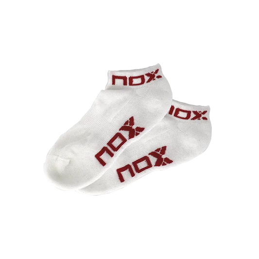 Calcetines Nox Pinkies Blanco/Rojo Mujer