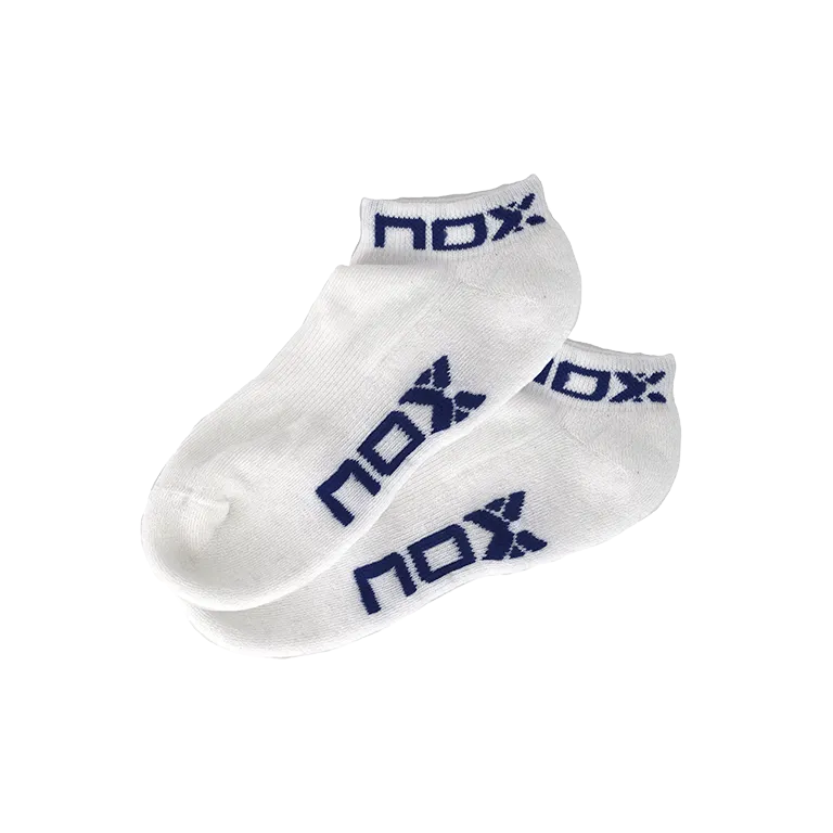 Calcetines Nox Pinkies Blanco/Azul Mujer