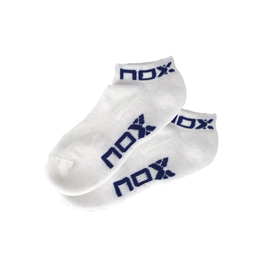 Calcetines Nox Pinkies Blanco/Azul Mujer