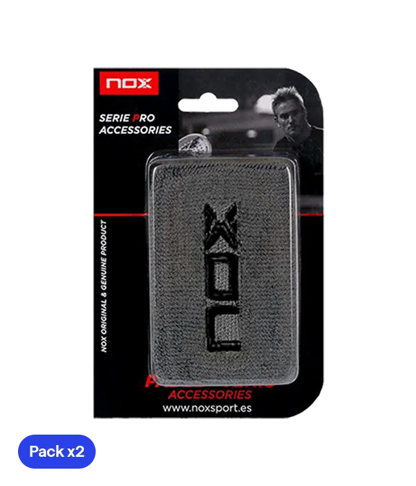 Muñequeras Nox Gris (Pack x2)