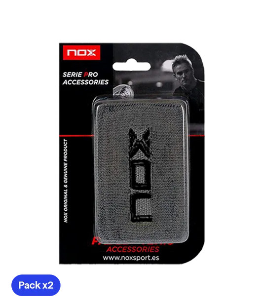 Muñequeras Nox Gris (Pack x2)