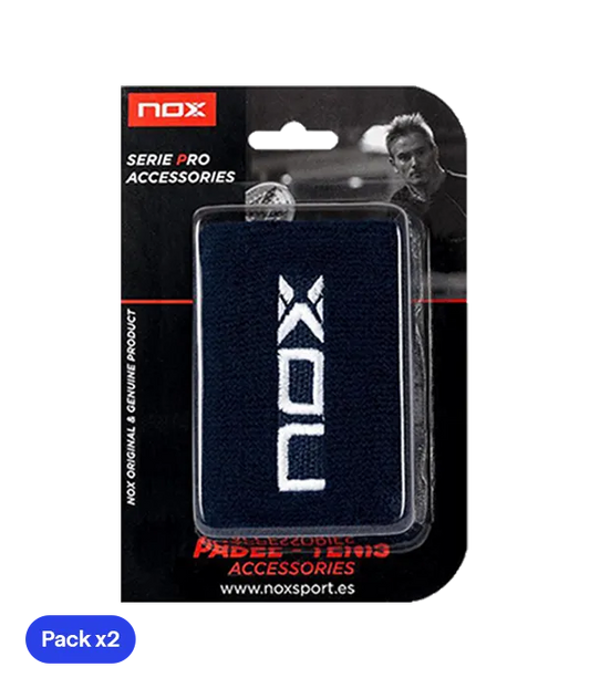 Muñequeras Nox Azul oscuro (Pack x2)