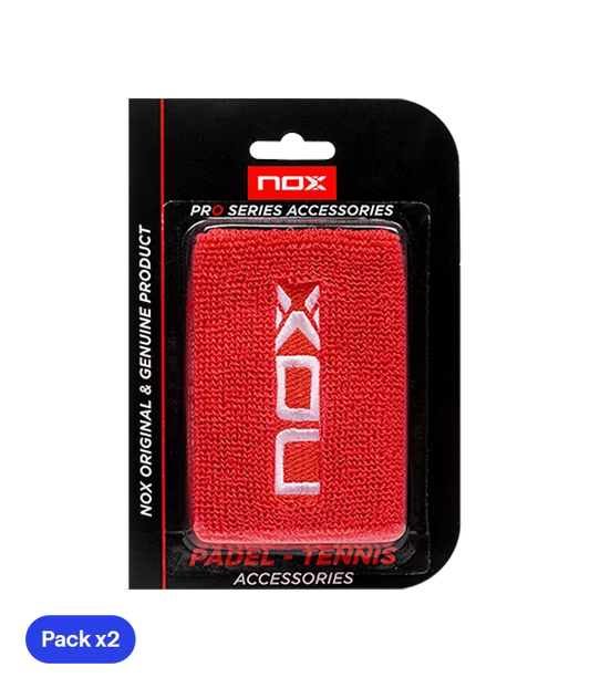 Muñequeras Nox Roja (Pack x2)