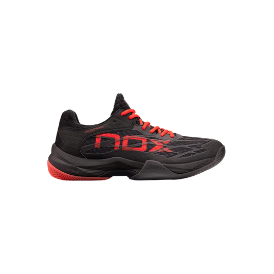 Zapatillas Nox AT10 Lux Negro/Rojo