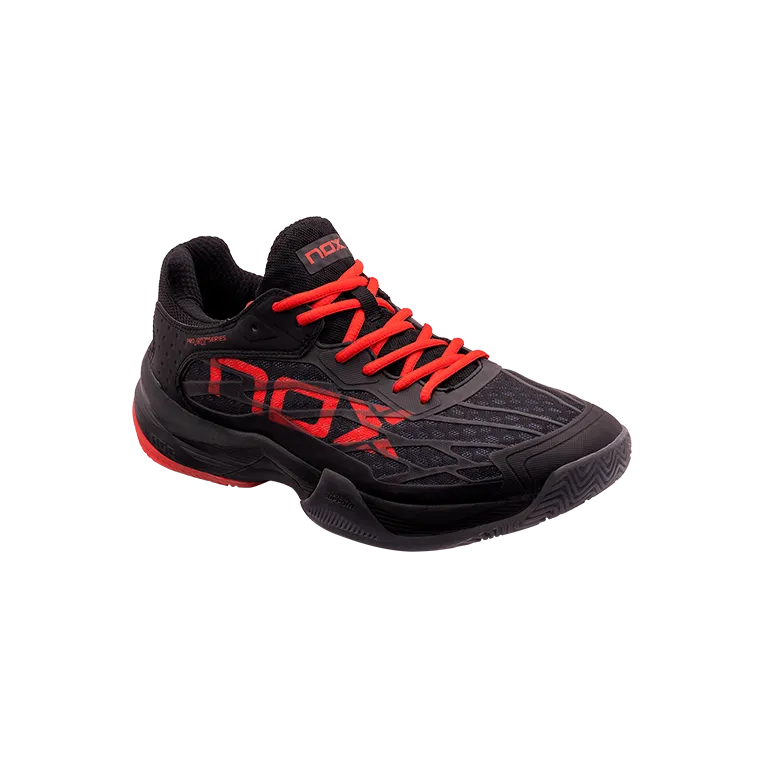 Zapatillas Nox AT10 Lux Negro/Rojo