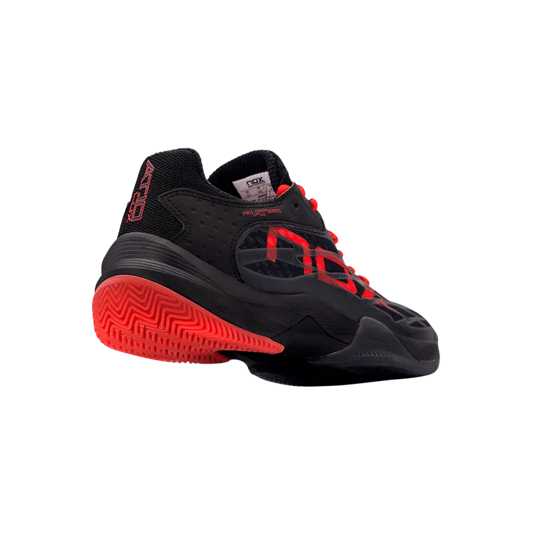 Zapatillas Nox AT10 Lux Negro/Rojo