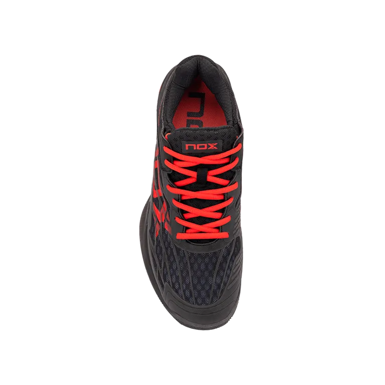 Zapatillas Nox AT10 Lux Negro/Rojo